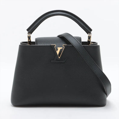 Louis Vuitton Black Taurillon Leather Capucines BB [Clearance Sale]