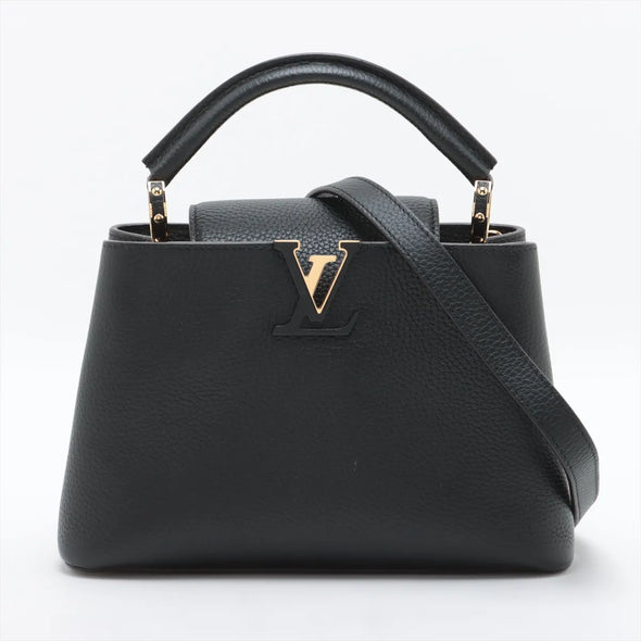 Louis Vuitton Black Taurillon Leather Capucines BB [Clearance Sale]