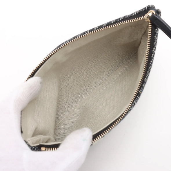 Chanel Navy Blue Canvas Deauville MM Shopping Tote [Clearance Sale]