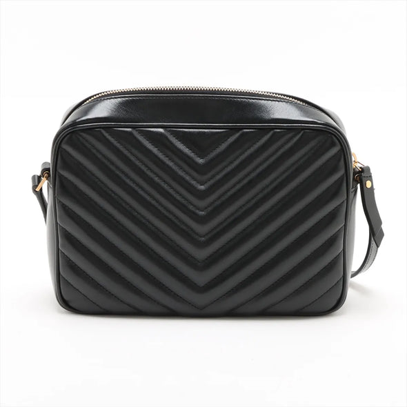 Saint Laurent Black Quilted Leather Lou Camera Bag [Clearance Sale]