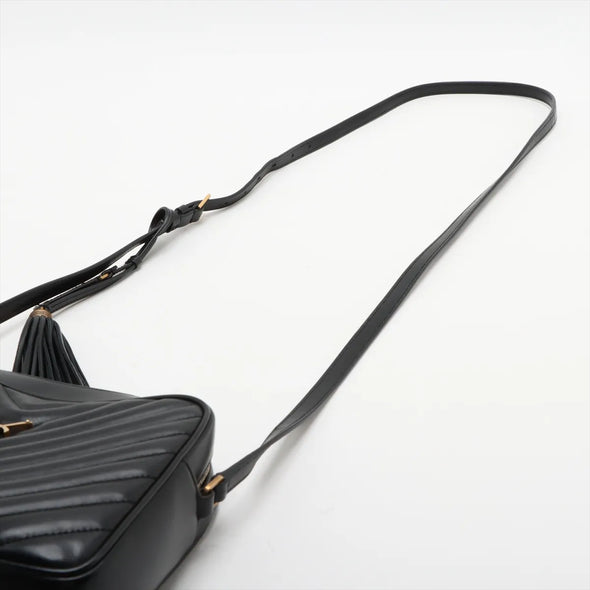 Saint Laurent Black Quilted Leather Lou Camera Bag [Clearance Sale]