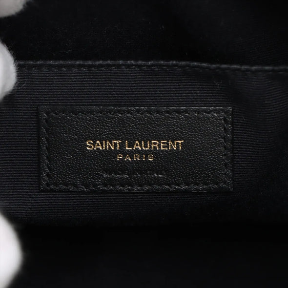 Saint Laurent Black Quilted Leather Lou Camera Bag [Clearance Sale]