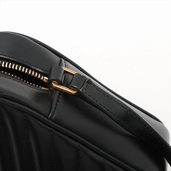 Saint Laurent Black Quilted Leather Lou Camera Bag [Clearance Sale]