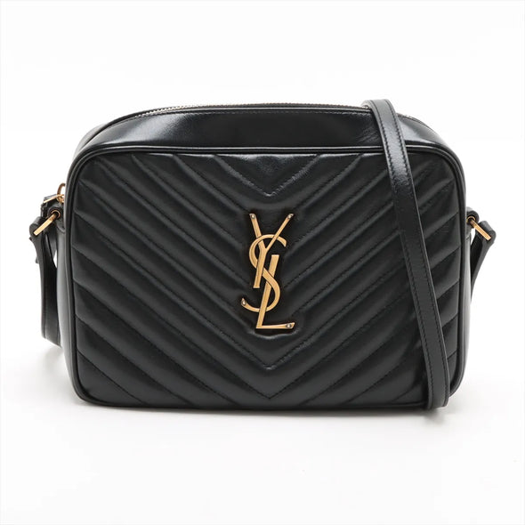 Saint Laurent Black Quilted Leather Lou Camera Bag [Clearance Sale]