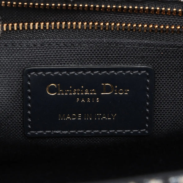 Christian Dior Blue Dioe Oblique Jacquard 30 Montaigne Chain Bag [Clearance Sale]