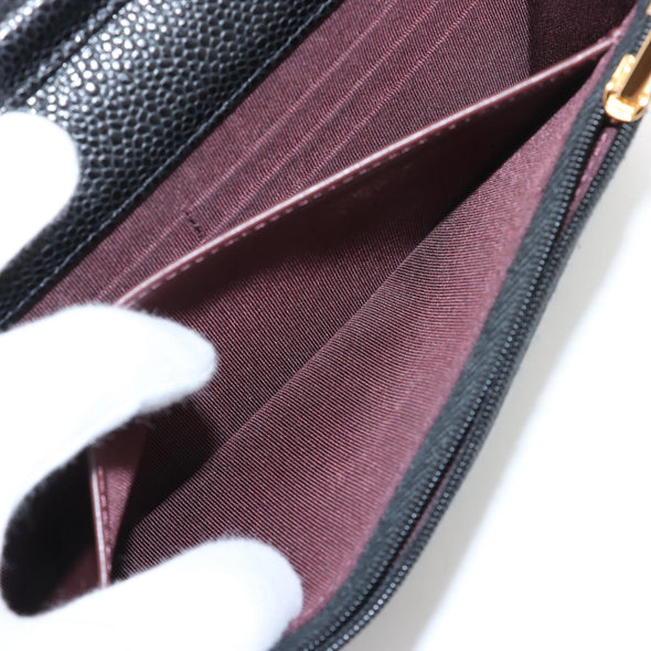 Chanel Black Caviar Calfskin Wallet On Chain [Clearance Sale]