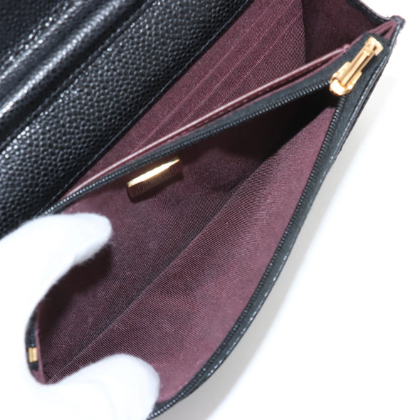 Chanel Black Caviar Calfskin Wallet On Chain [Clearance Sale]