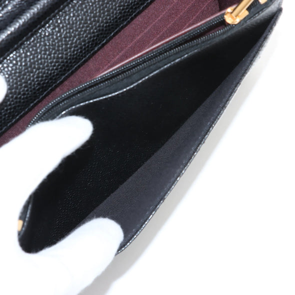 Chanel Black Caviar Calfskin Wallet On Chain [Clearance Sale]