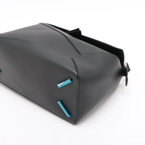 Loewe Black Leather Medium Puzzle Bag [Clearance Sale]