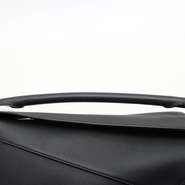Loewe Black Leather Medium Puzzle Bag [Clearance Sale]