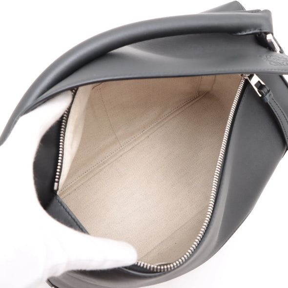 Loewe Black Leather Medium Puzzle Bag [Clearance Sale]