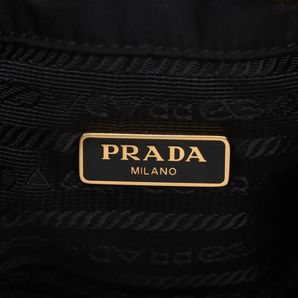 Prada Black Re-Nylon Duet Bucket Bag [Clearance Sale]