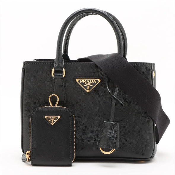 Prada Black Galleria Small Saffiano Leather Bag [Clearance Sale]
