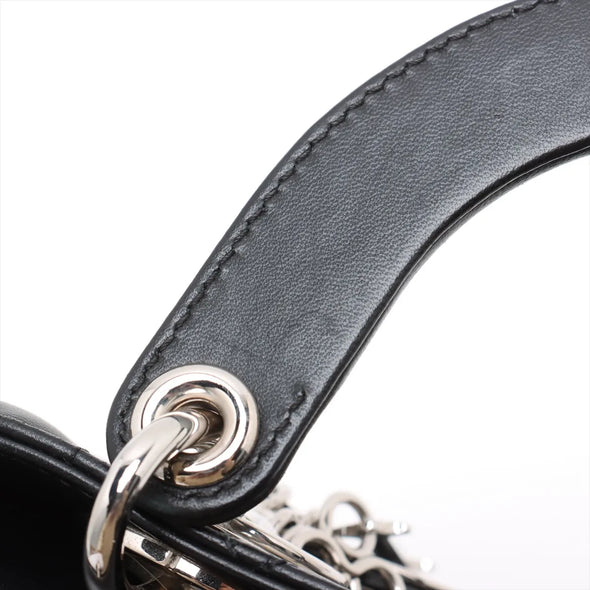 Christian Dior Black Cannage Lambskin Small Lady Dior [Clearance Sale]