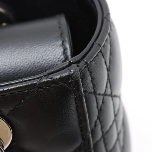 Christian Dior Black Cannage Lambskin Small Lady Dior [Clearance Sale]
