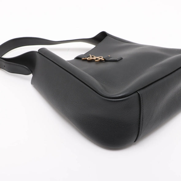 Saint Laurent Black Leather LE 5 A 7 Hobo Bag [Clearance Sale]