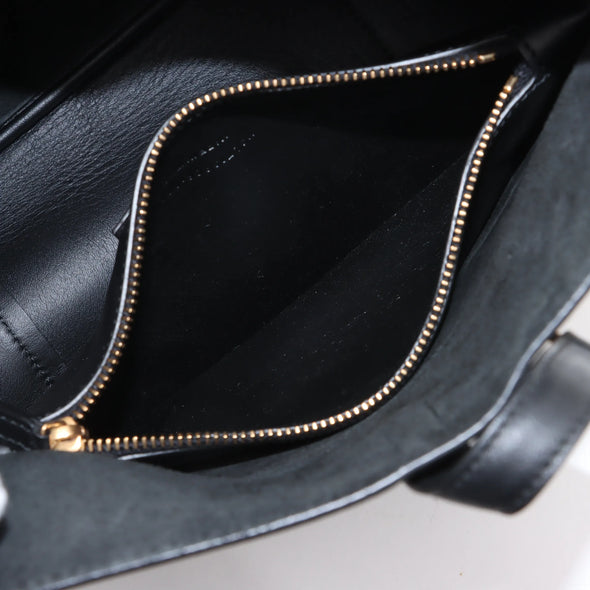 Saint Laurent Black Leather LE 5 A 7 Hobo Bag [Clearance Sale]