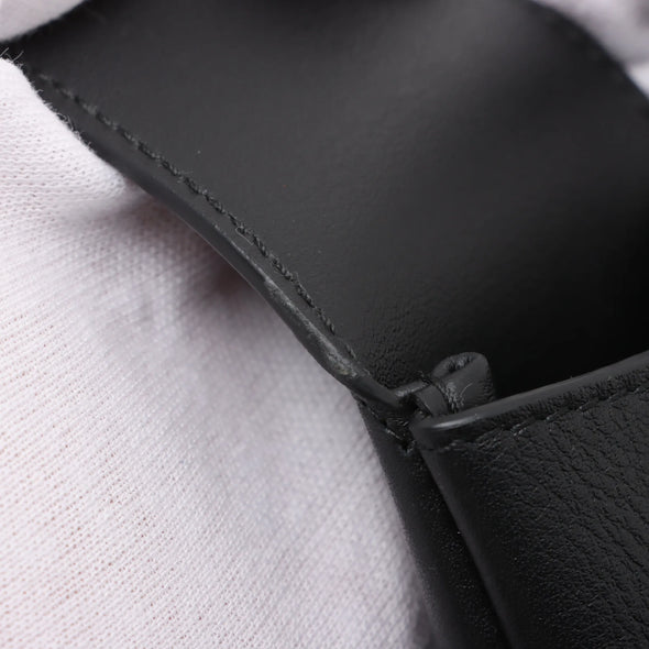 Saint Laurent Black Leather LE 5 A 7 Hobo Bag [Clearance Sale]