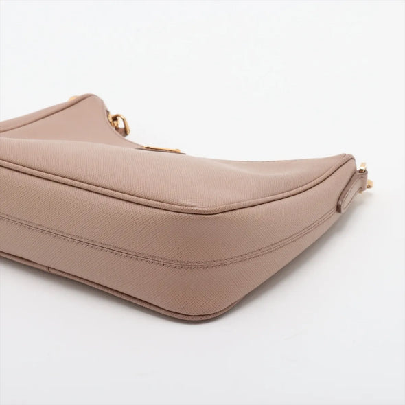 Beige Black Re-Edition 2005 Re-Nylon Shoulder Bag [Clearance Sale]