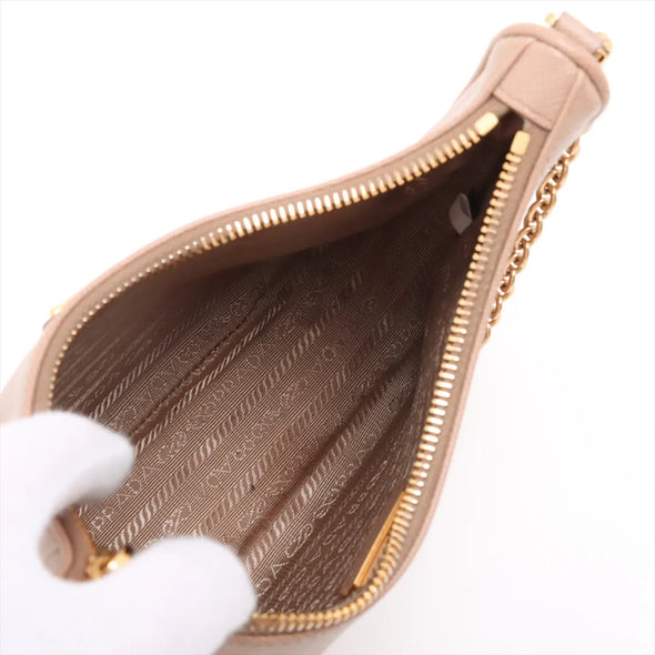 Beige Black Re-Edition 2005 Re-Nylon Shoulder Bag [Clearance Sale]