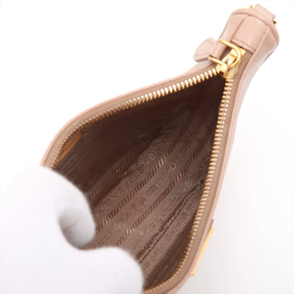 Beige Black Re-Edition 2005 Re-Nylon Shoulder Bag [Clearance Sale]