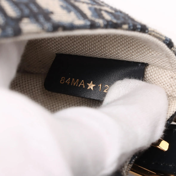 Dior Blue Dior Oblique Jacquard Dior Bobby East West Bag  [Clearance Sale]