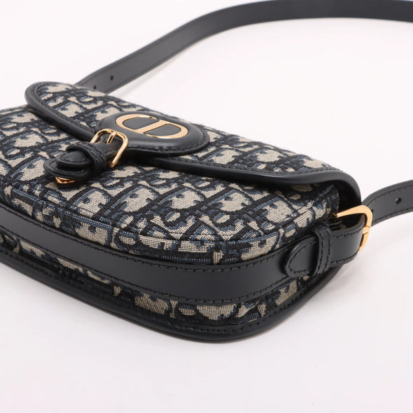 Dior Blue Dior Oblique Jacquard Dior Bobby East West Bag  [Clearance Sale]