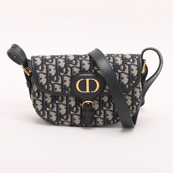 Dior Blue Dior Oblique Jacquard Dior Bobby East West Bag  [Clearance Sale]