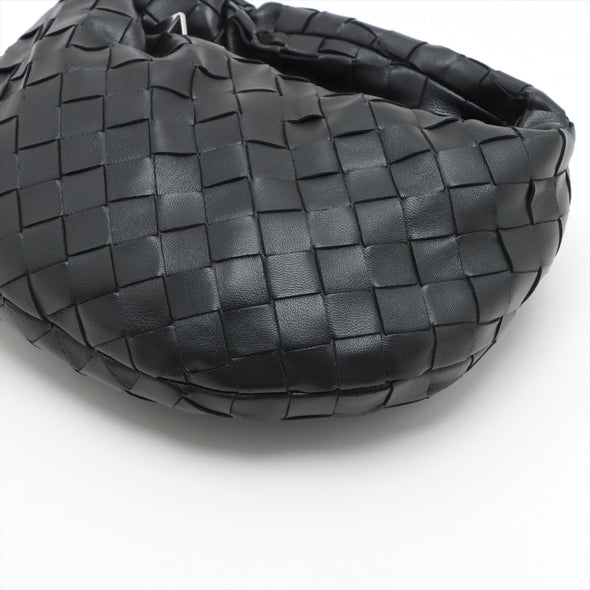 Bottega Veneta Black Intrecciato Leather Mini Jodie [Clearance Sale]