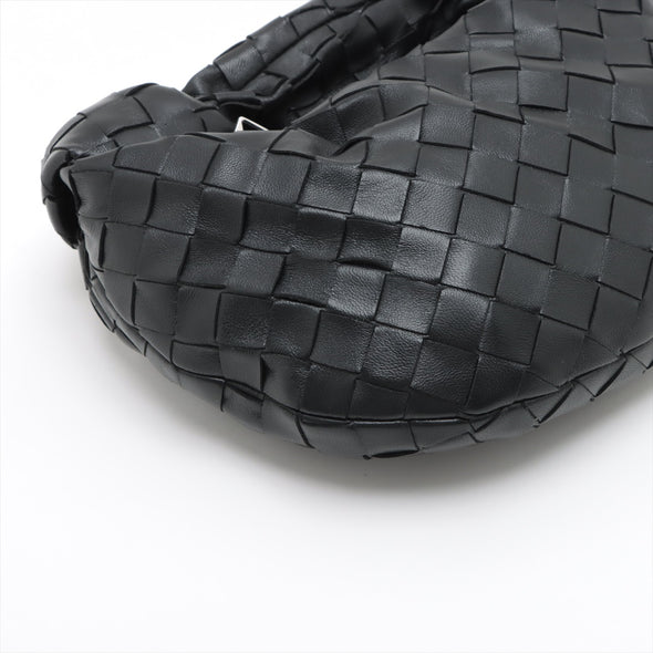 Bottega Veneta Black Intrecciato Leather Mini Jodie [Clearance Sale]