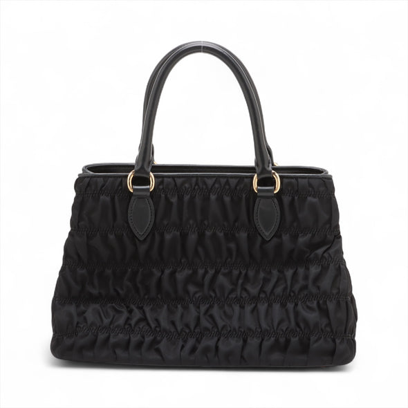 Prada Nero Tessuto Gaufre Tote Bag [Clearance Sale]