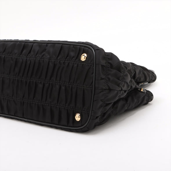 Prada Nero Tessuto Gaufre Tote Bag [Clearance Sale]