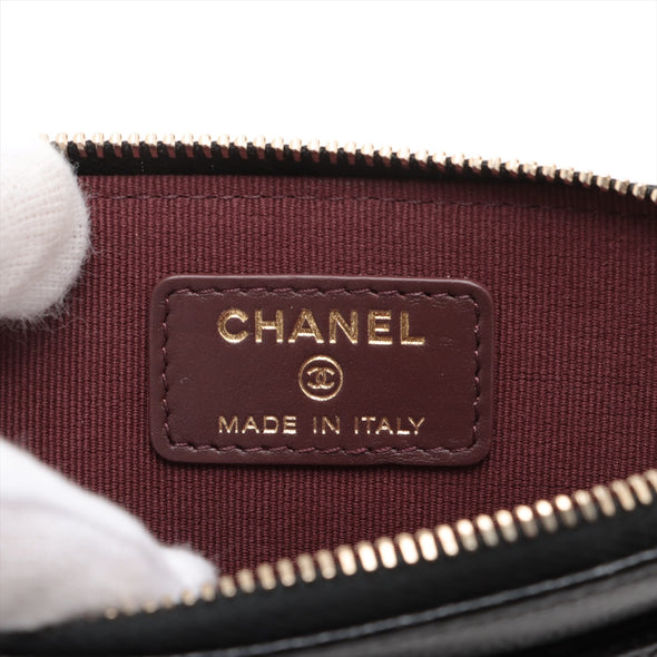 Chanel Black Caviar Leather Classic Zipped Coin Purse [Clearance Sale]