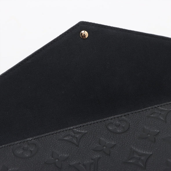 Louis Vuitton Noir Monogram Empreinte Leather Felicie Pochette [Clearance Sale]
