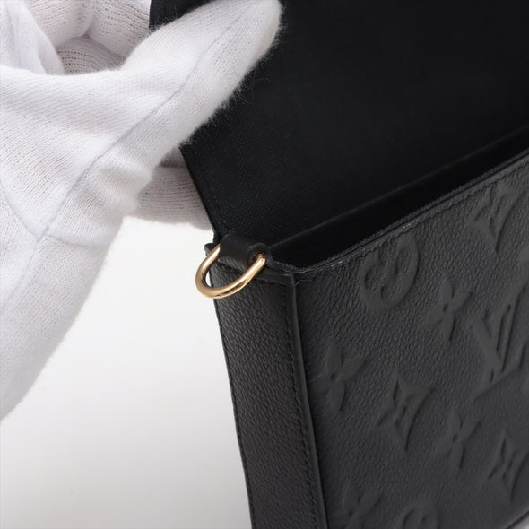 Louis Vuitton Noir Monogram Empreinte Leather Felicie Pochette [Clearance Sale]