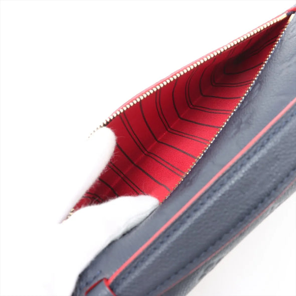 Louis Vuitton Marine Rouge Monogram Empreinte Leather Pochette Metis [Clearance Sale]