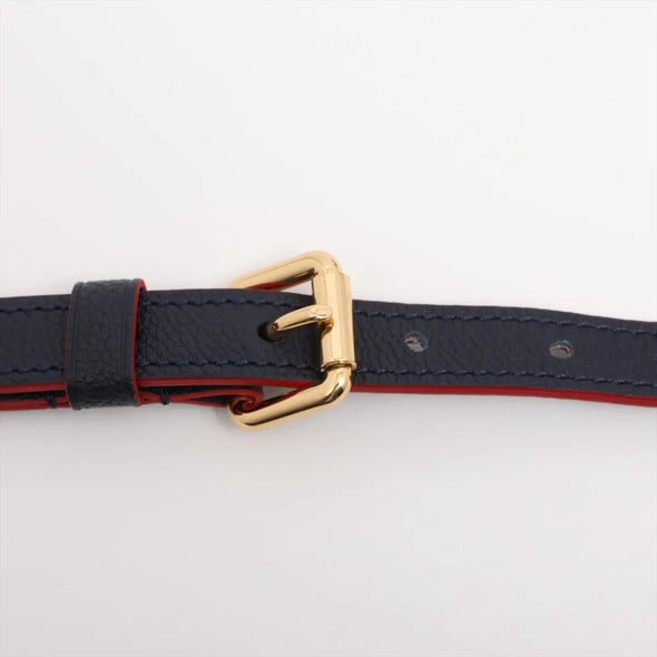 Louis Vuitton Marine Rouge Monogram Empreinte Leather Pochette Metis [Clearance Sale]