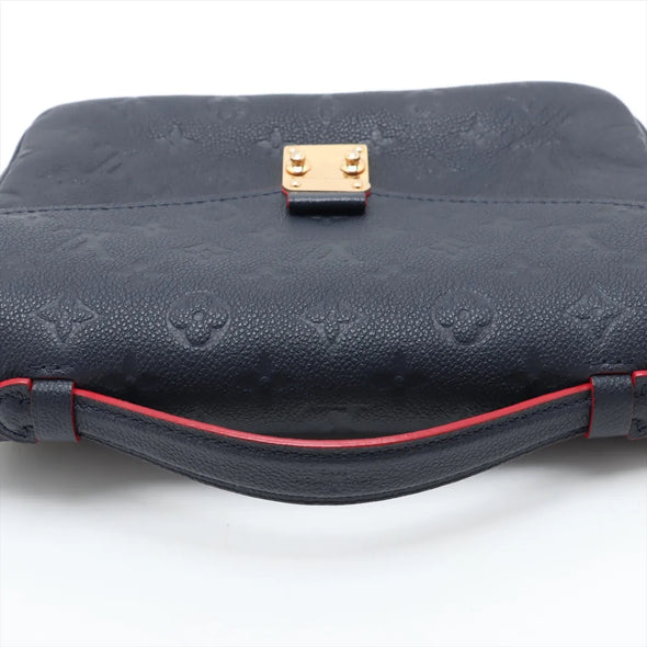 Louis Vuitton Marine Rouge Monogram Empreinte Leather Pochette Metis [Clearance Sale]