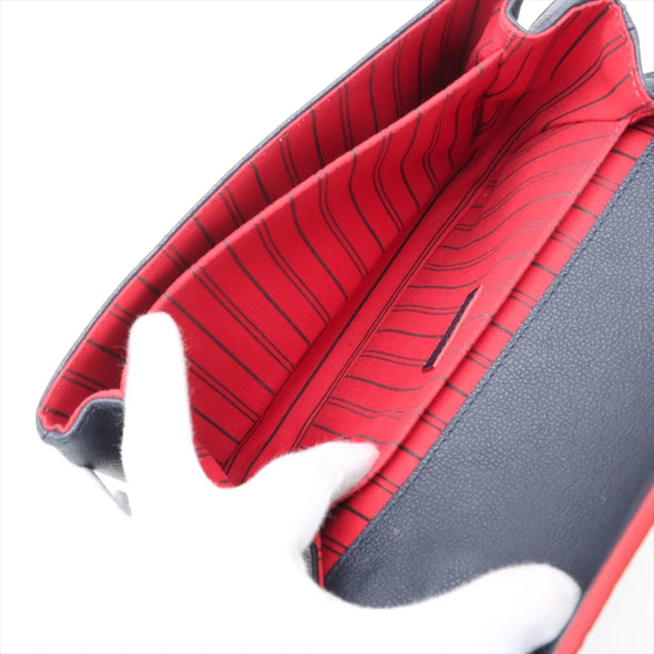 Louis Vuitton Marine Rouge Monogram Empreinte Leather Pochette Metis [Clearance Sale]