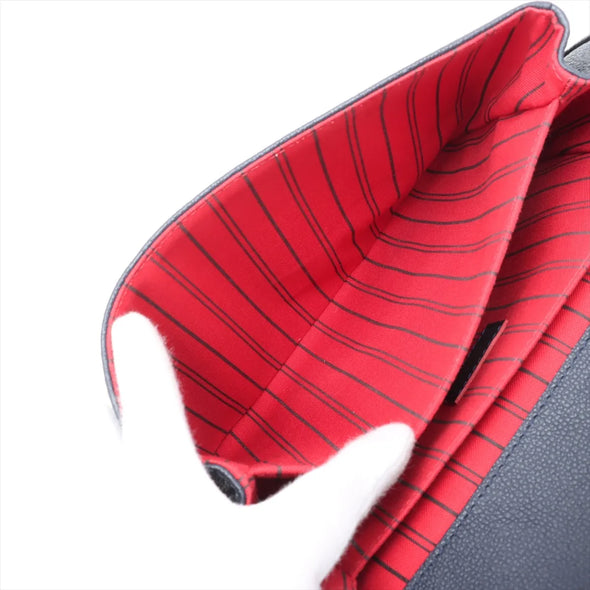 Louis Vuitton Marine Rouge Monogram Empreinte Leather Pochette Metis [Clearance Sale]