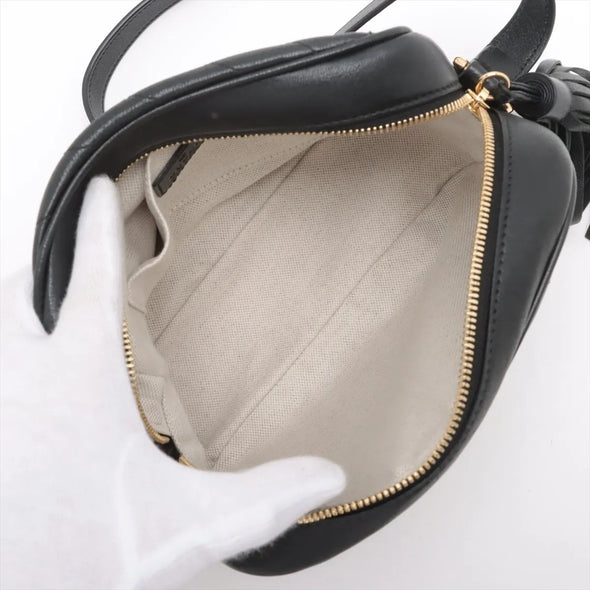 Gucci Black Leather Blondie Small Shoulder Bag [Clearance Sale]