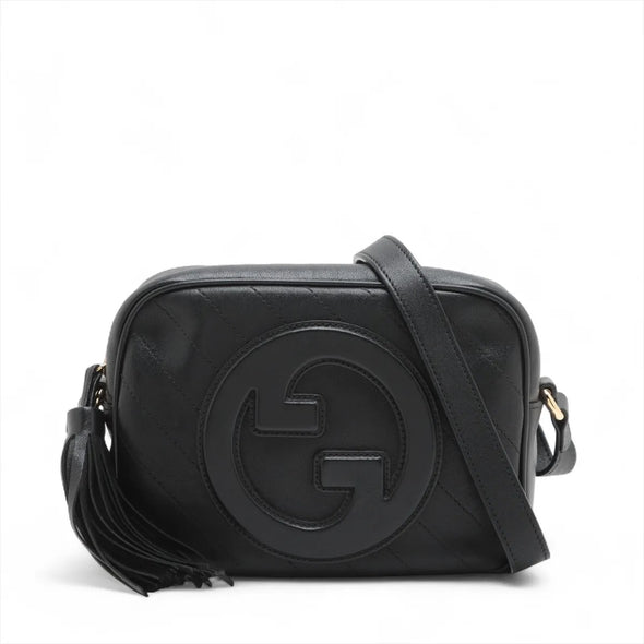 Gucci Black Leather Blondie Small Shoulder Bag [Clearance Sale]