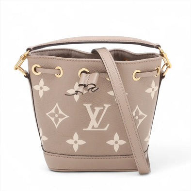 Louis Vuitton Bicolor Monogram Empreinte Leather Nano Noe [Clearance Sale]