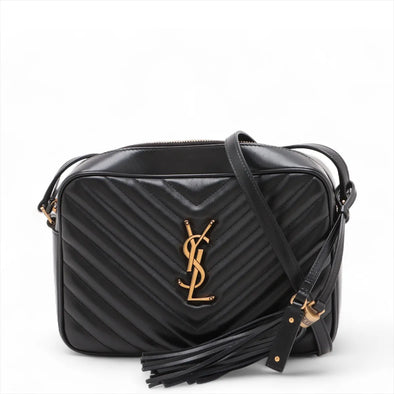 Saint Laurent Black Quilted Leather Lou Camera Bag [Clearance Sale]