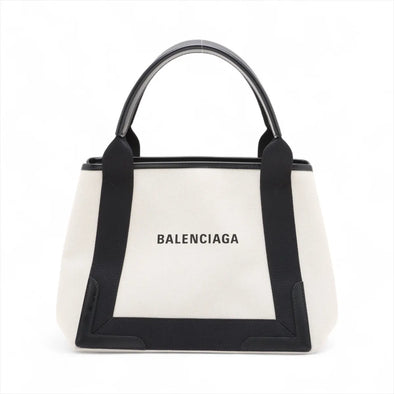 Balenciaga Navy Small Cabas [Clearance Sale]