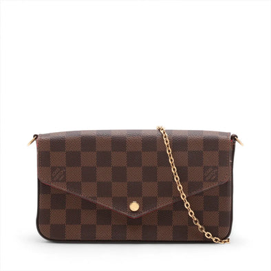 Louis Vuitton Damier Ebene Canvas Pochette Felicie [Clearance Sale]