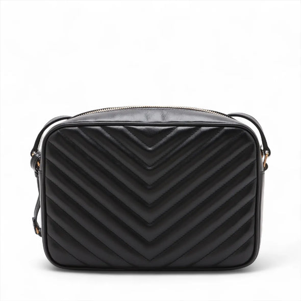 Saint Laurent Black Quilted Leather Lou Camera Bag [Clearance Sale]