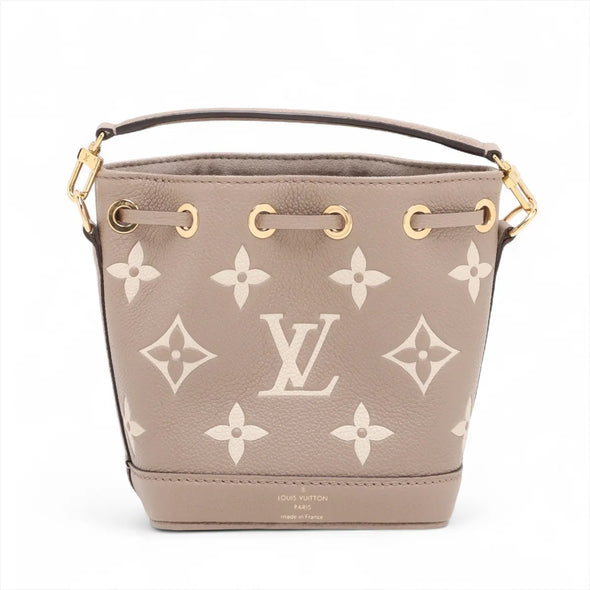 Louis Vuitton Bicolor Monogram Empreinte Leather Nano Noe [Clearance Sale]