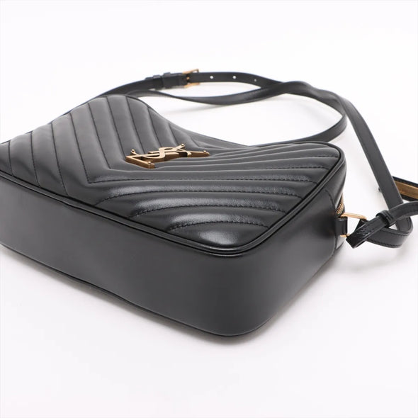 Saint Laurent Black Quilted Leather Lou Camera Bag [Clearance Sale]