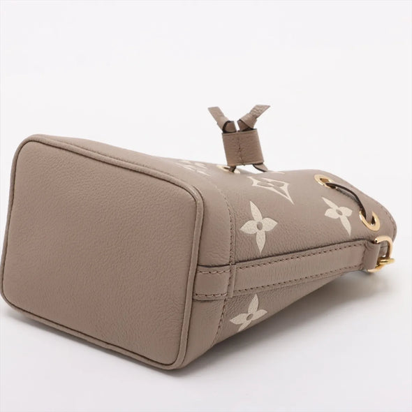 Louis Vuitton Bicolor Monogram Empreinte Leather Nano Noe [Clearance Sale]